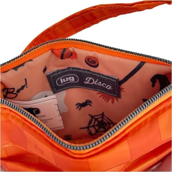 Lug Haunted Squares Orange Disco Pouch Halloween - Picture 5 of 8
